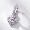 925 Sterling Silver Moissanite Drop Earrings
