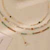 Bohemian Pearl Stone Layered Beaded Necklace