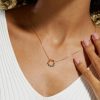 Silver Plated Gold Cubic Zirconia Necklace