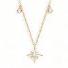 Hexagram Gold Plated Moissanite Necklace