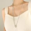 Gold Plated Lariat Necklace