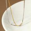 Sterling Silver Plated Gold Snake Chain