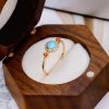 14k Gold Plated Turquoise Ring