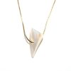 Triangle White Mother of Pearl Necklace