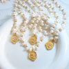 Freshwater Pearl Gold Plated Pendant Necklace