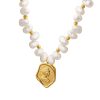 Freshwater Pearl Gold Plated Pendant Necklace