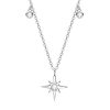 Hexagram Gold Plated Moissanite Necklace